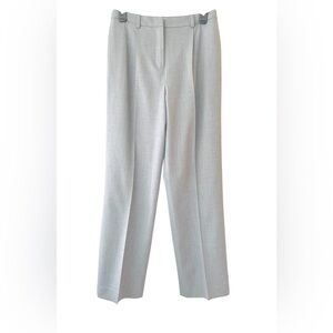 Kate Hill Trouser Dress Pants Embedded Crease Woolmark Blend Gray Size 8P